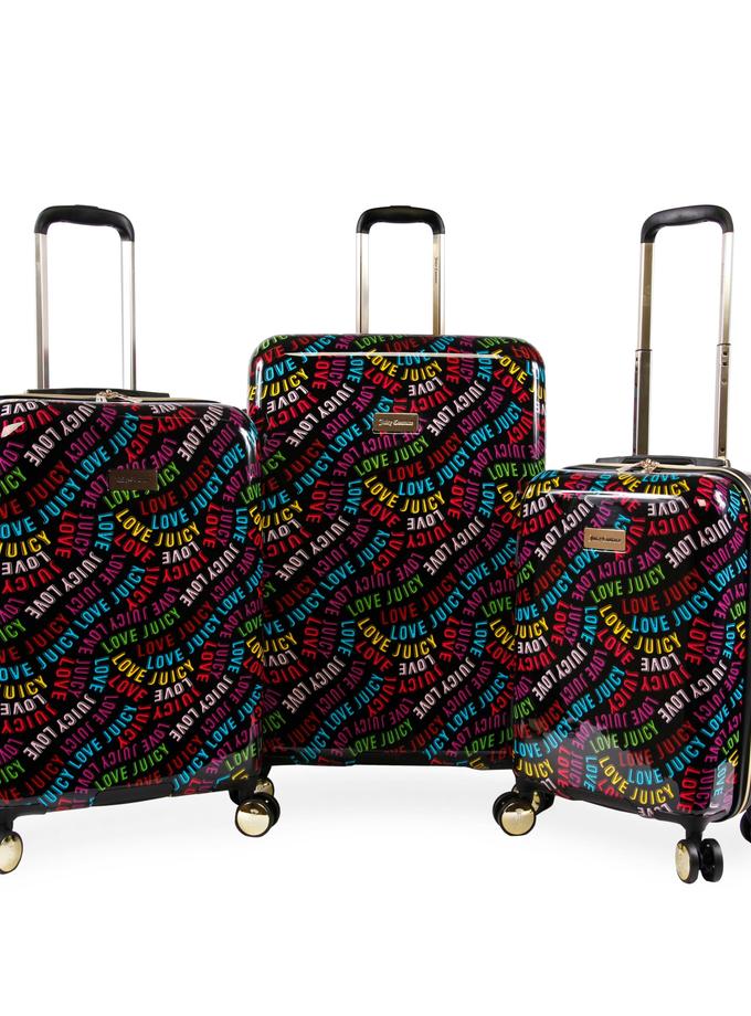 3-Piece Hardside Spinner Luggage Set On Sale