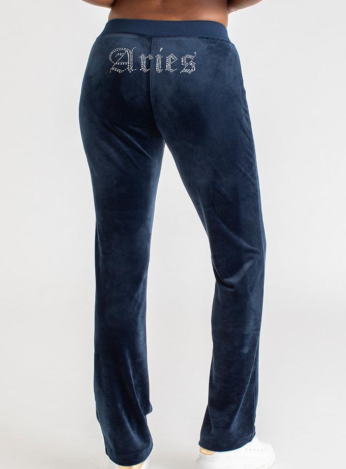 Aries Big Bling Velour Track Pants New Arrival