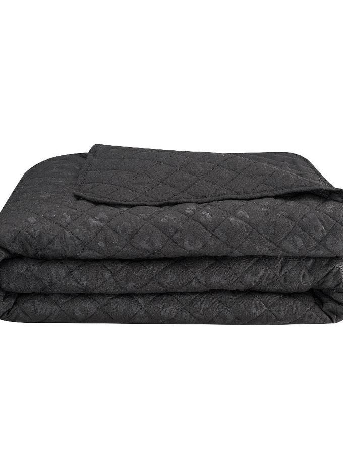 Black Leopard Embossed Quilt Set New Arrival