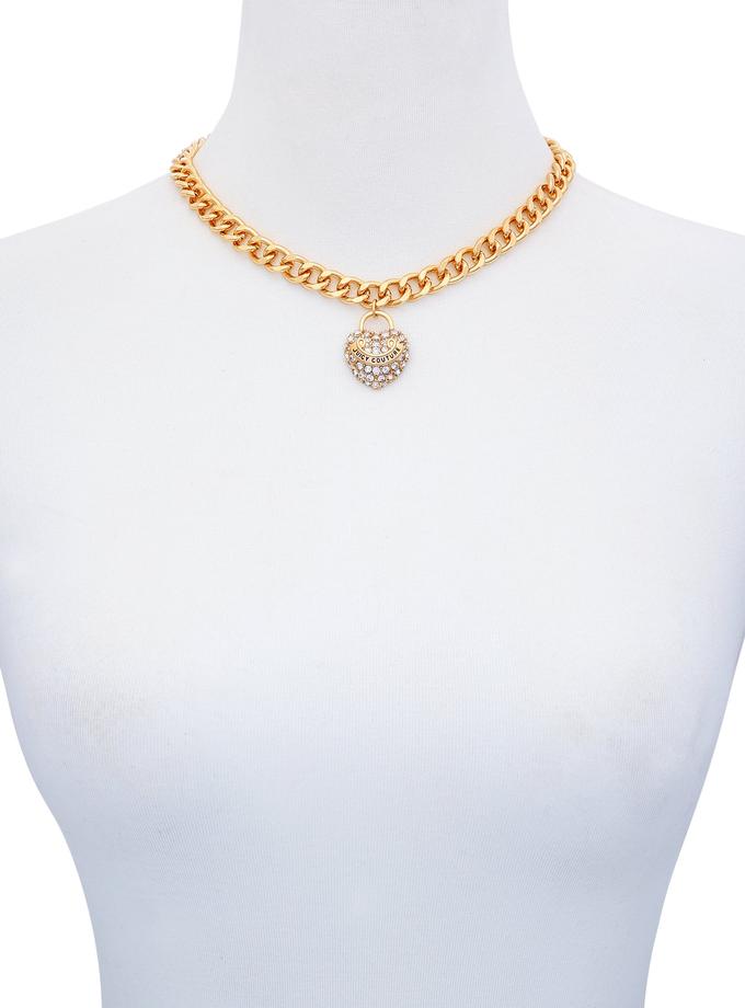 Bling Heart Charm Necklace Free shipping