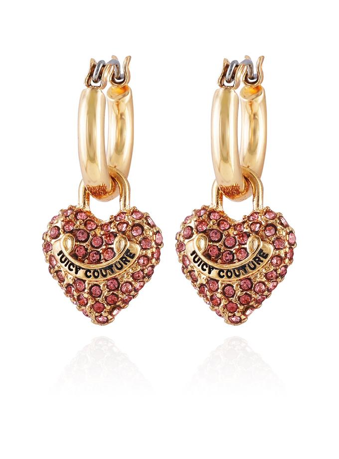 Bling Heart Hoop Earrings Best Seller