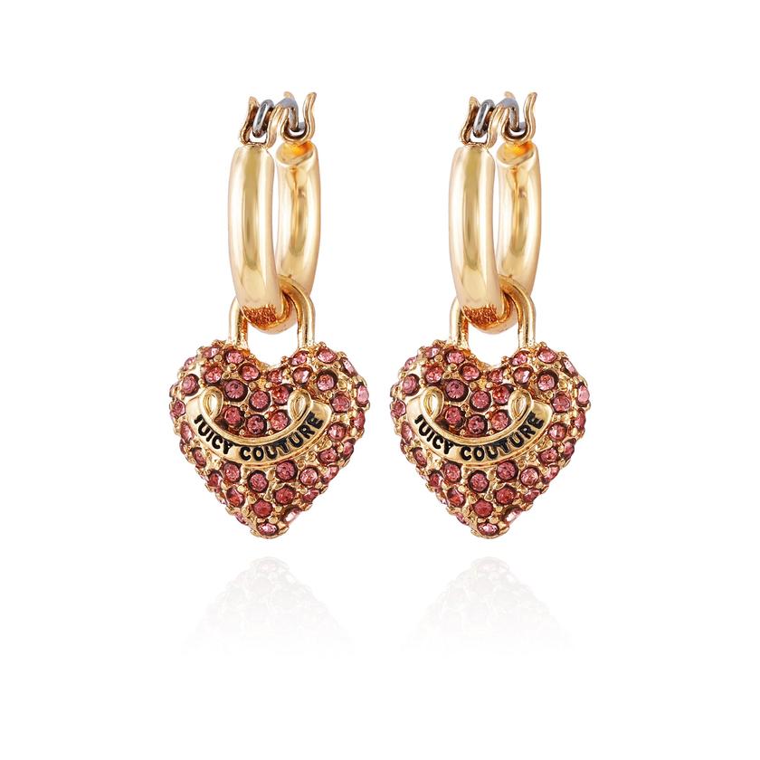 Bling Heart Hoop Earrings Best Seller