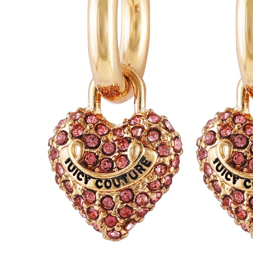 Bling Heart Hoop Earrings Best Seller