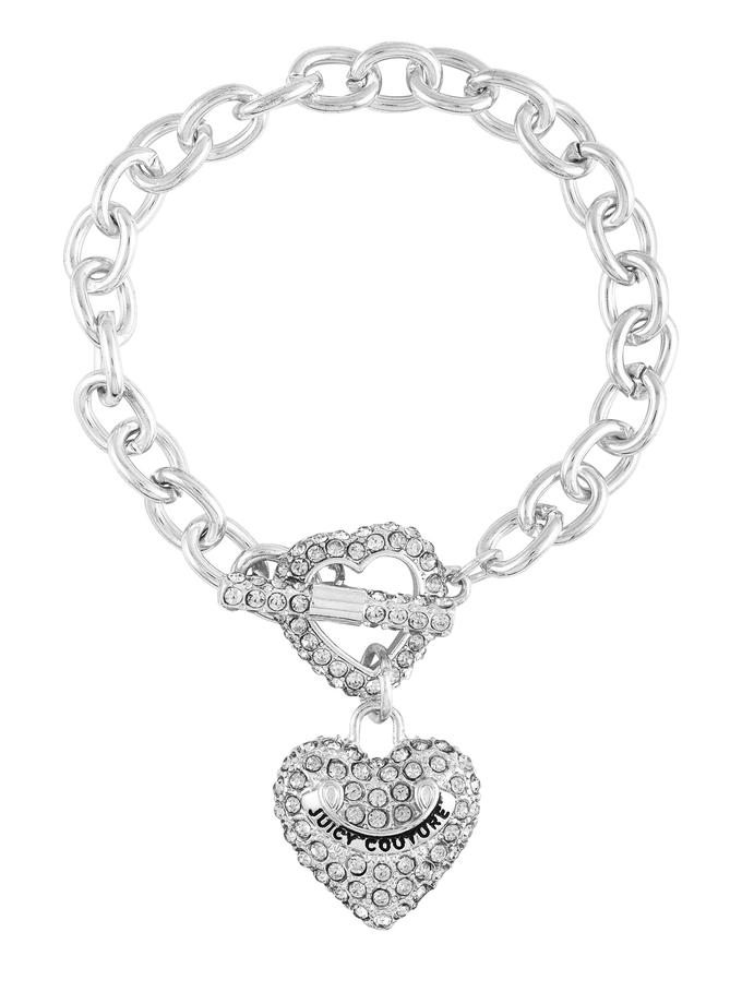 Bling Heart Pendant Charm Bracelet Best Price