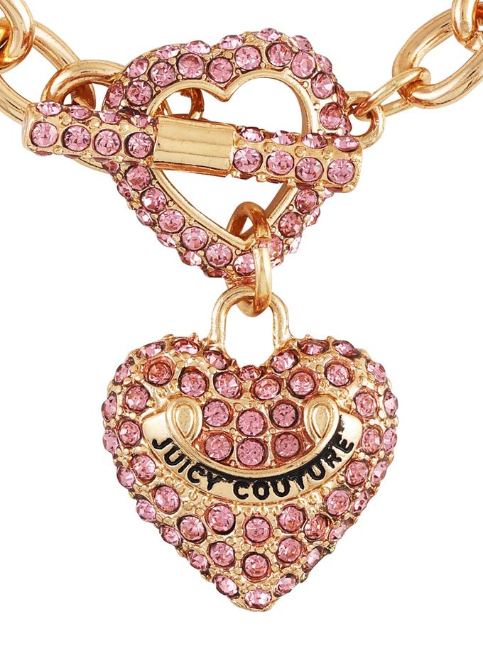 Bling Heart Pendant Charm Bracelet On Sale