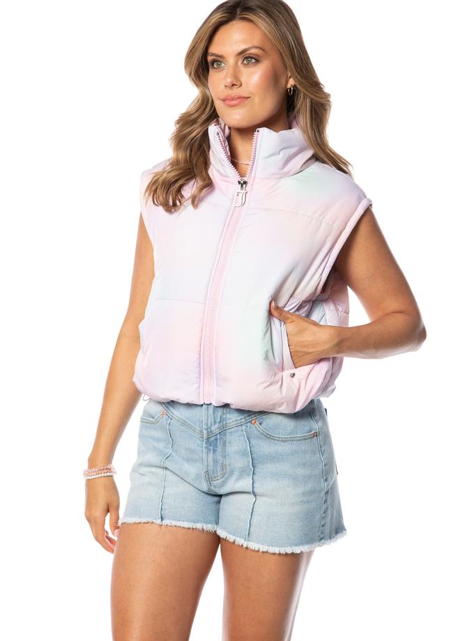 Boxy Mock Neck Vest Best Buy