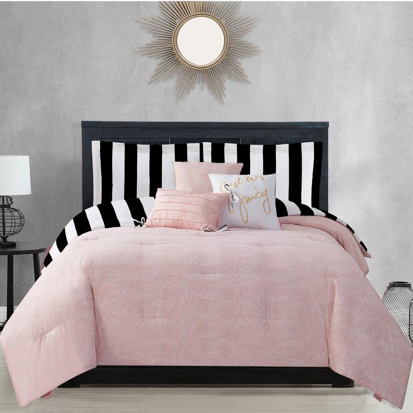 Cabana Striped Reversible Comforter Set Free shipping