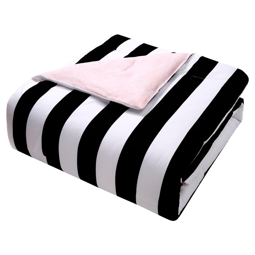 Cabana Striped Reversible Comforter Set Free shipping