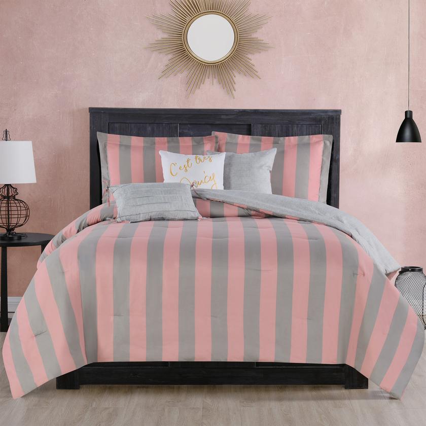 Cabana Striped Reversible Comforter Set New Arrival