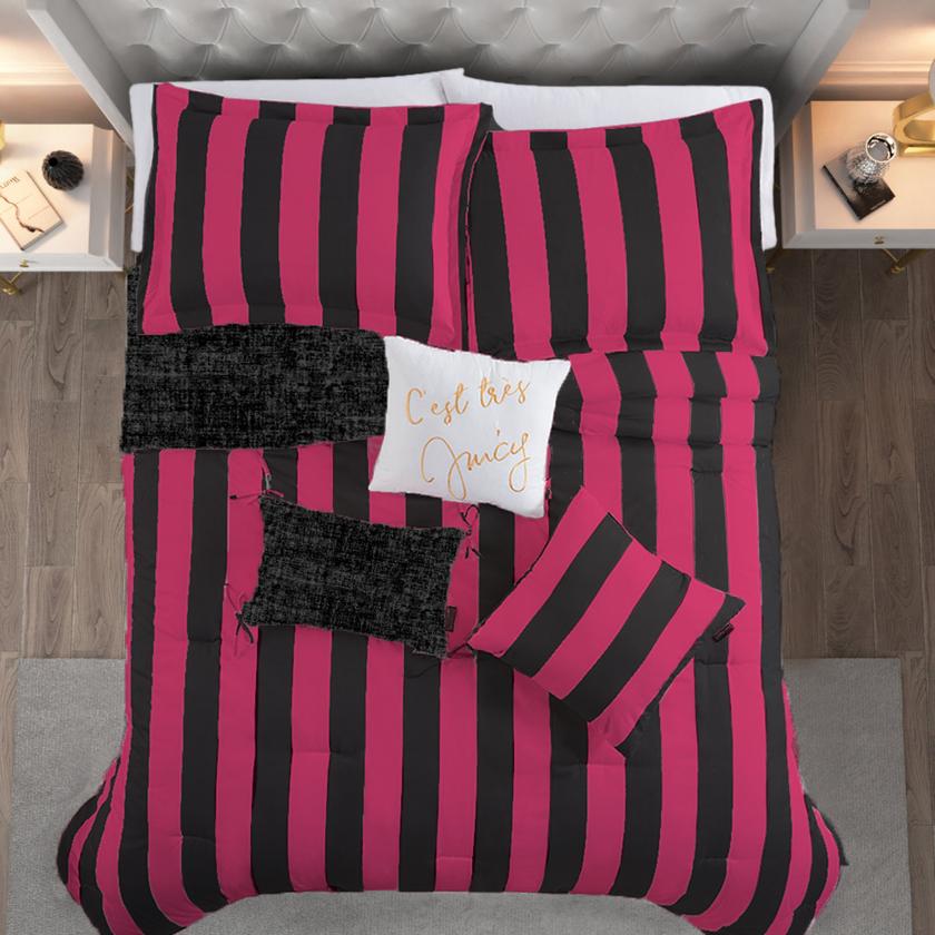 Cabana Striped Reversible Comforter Set On Sale