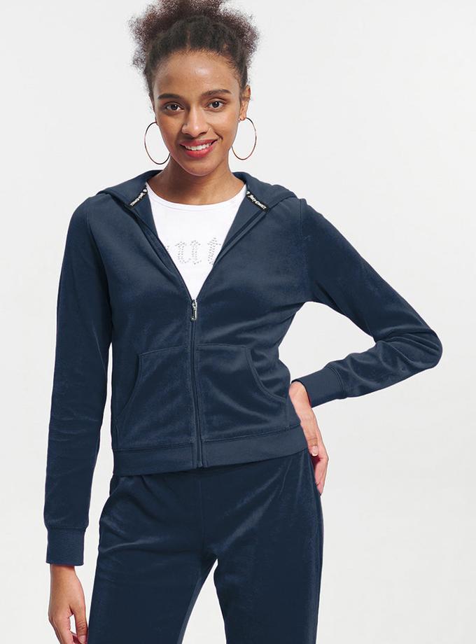 Classic Cotton Velour Hoodie Best Buy