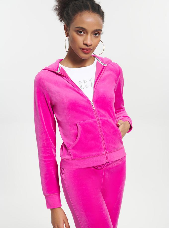 Classic Cotton Velour Hoodie Best Price