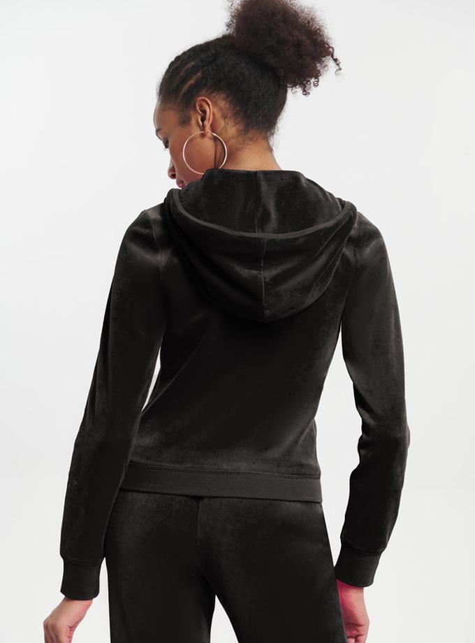 Classic Cotton Velour Hoodie On Sale