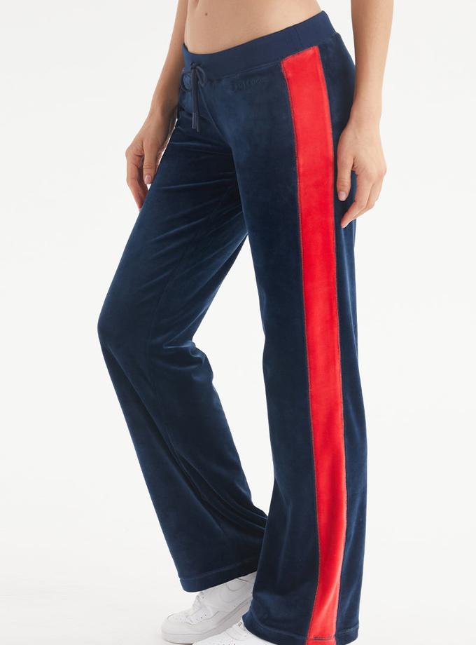 Colorblock Velour Track Pants Best Price