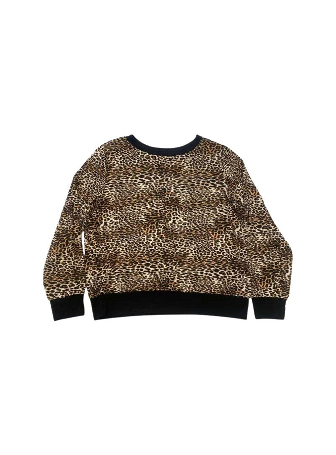 Crewneck Leopard Pajama Top—REJUICED New Arrival