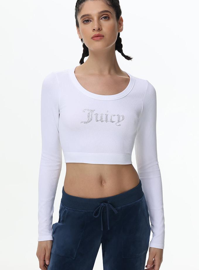 Cropped Long Sleeve Baby Tee Same Day Delivery