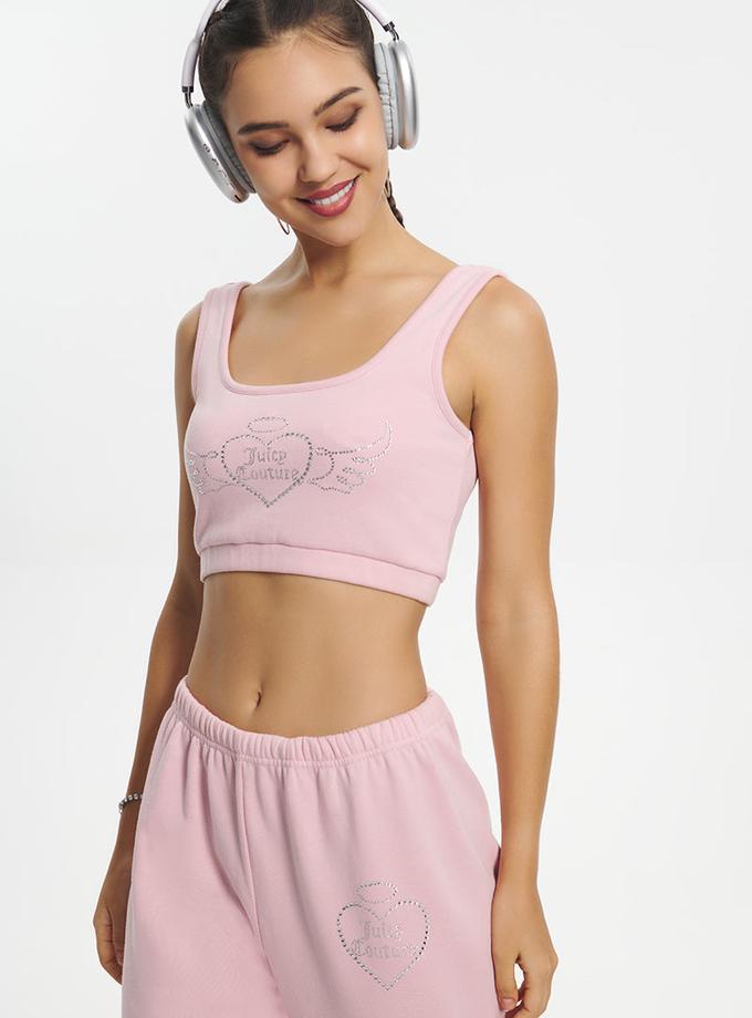 Cropped Sweetheart Tank Free shipping