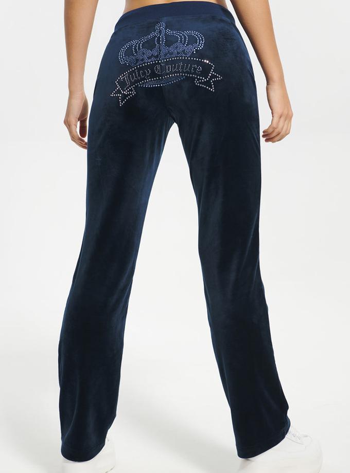 Crown Bling Velour Track Pants Best Buy