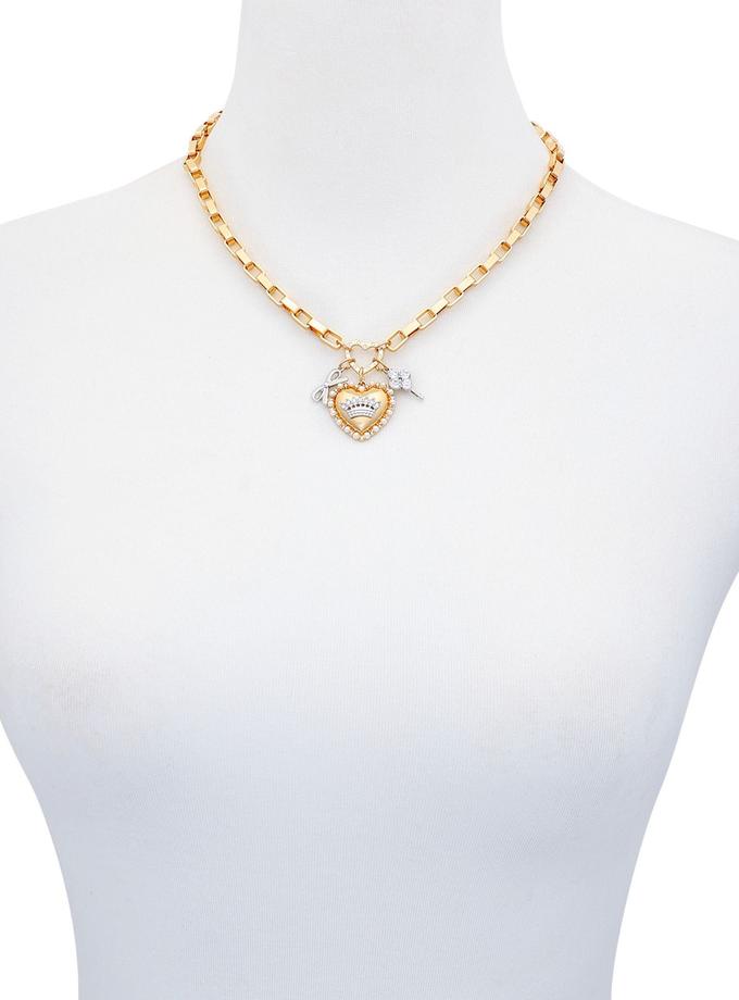 Crown Charm Necklace On Sale