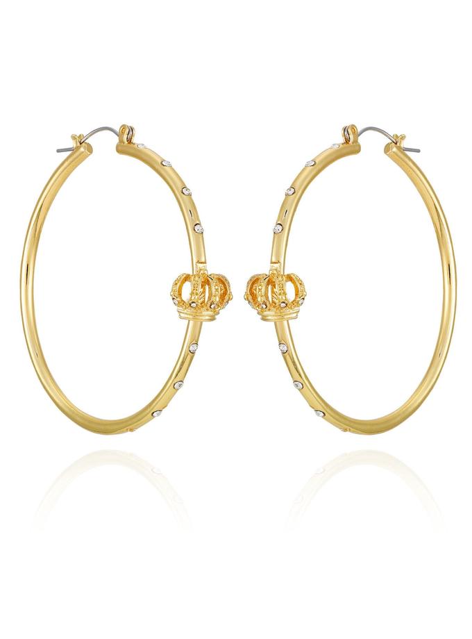 Crown Hoop Earrings High Quality