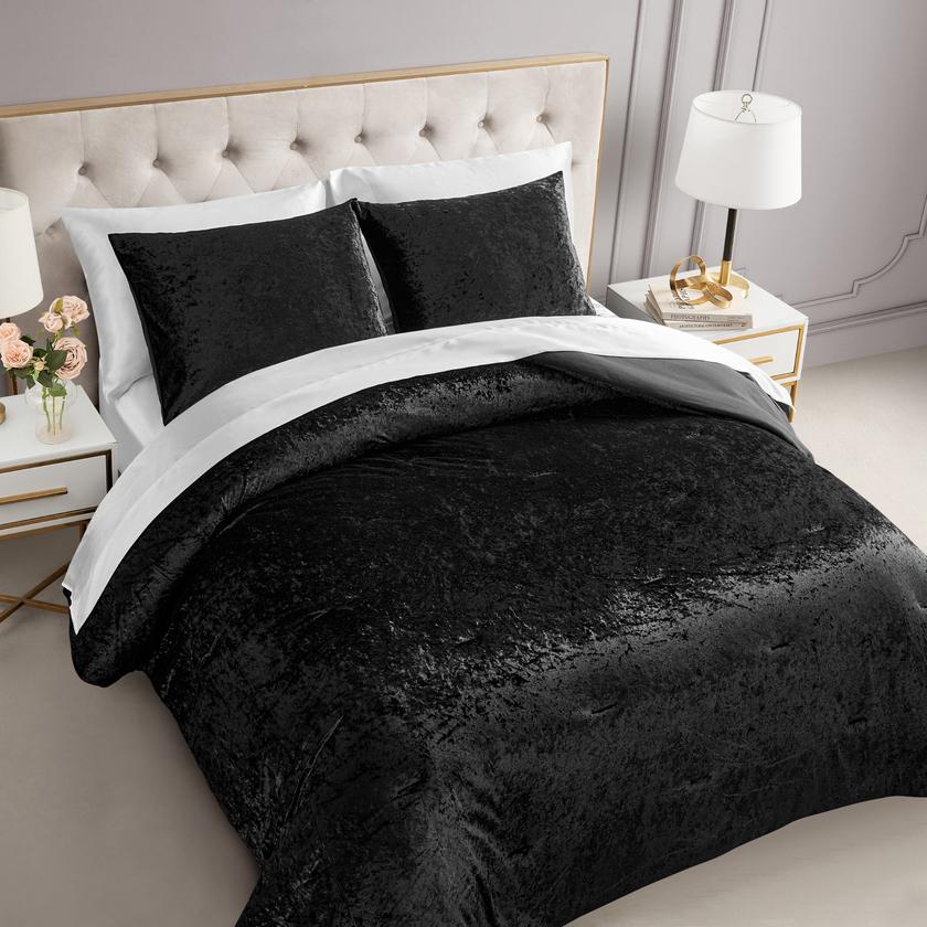 Crushed Velvet Comforter Set Best Buy