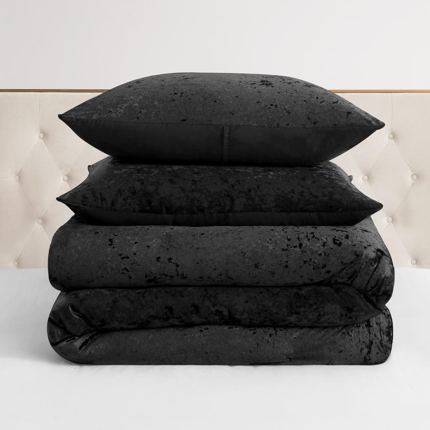 Crushed Velvet Comforter Set Best Buy