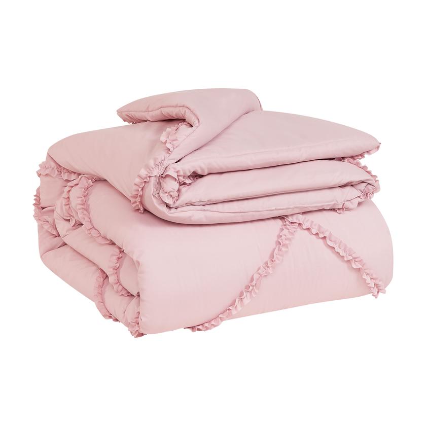 Diamond Ruffle Comforter Set Free shipping