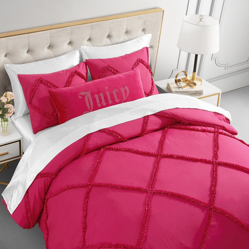 Diamond Ruffle Comforter Set New Arrival