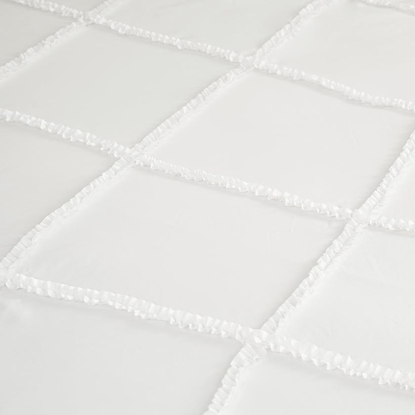 Diamond Ruffle Comforter Set On Sale