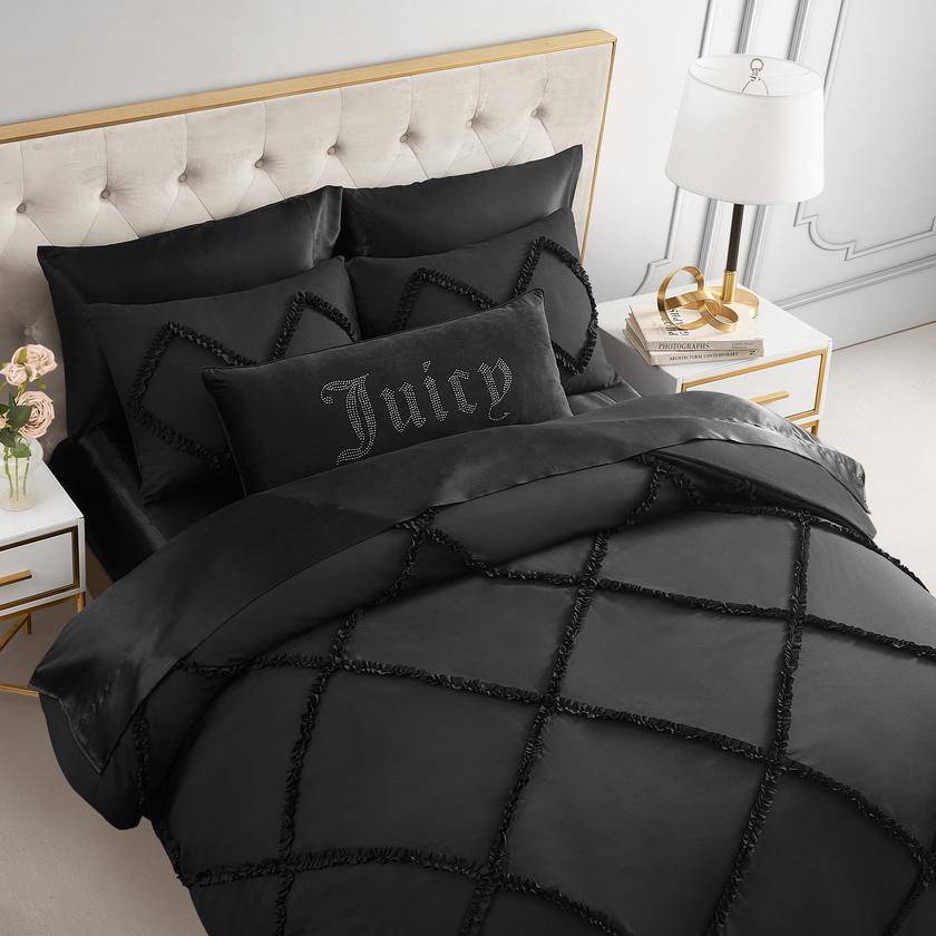 Diamond Ruffle Comforter Set Same Day Delivery