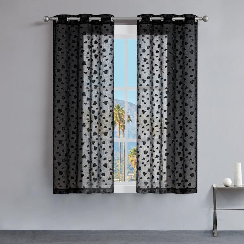 Ethel Embellished Sheer Curtains Best Buy