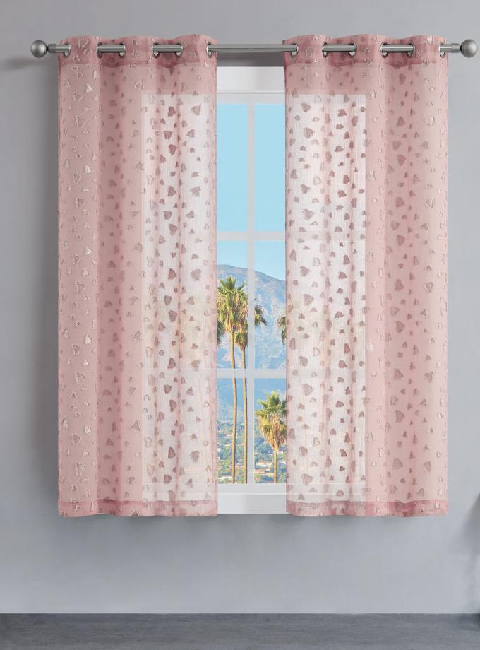 Ethel Embellished Sheer Curtains High Quality