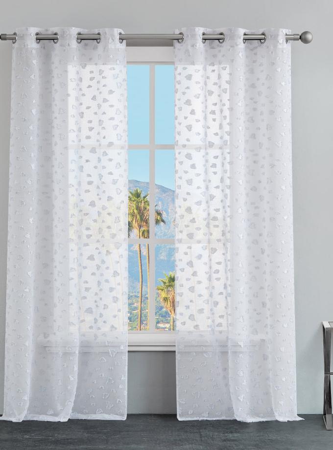 Ethel Embellished Sheer Curtains New Arrival