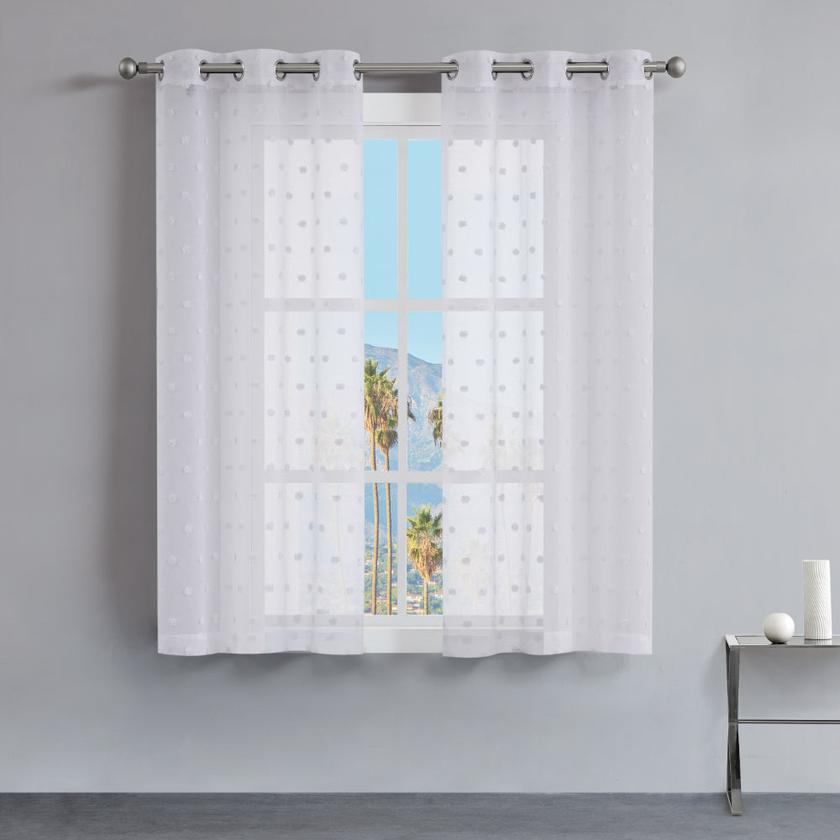 Evelyn Polka Dot Sheer Curtains Best Price