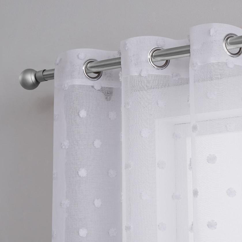 Evelyn Polka Dot Sheer Curtains Best Price