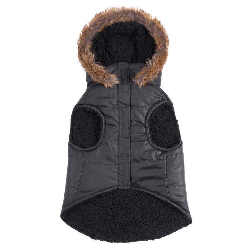 Faux Fur Hooded Pet Jacket Free shipping