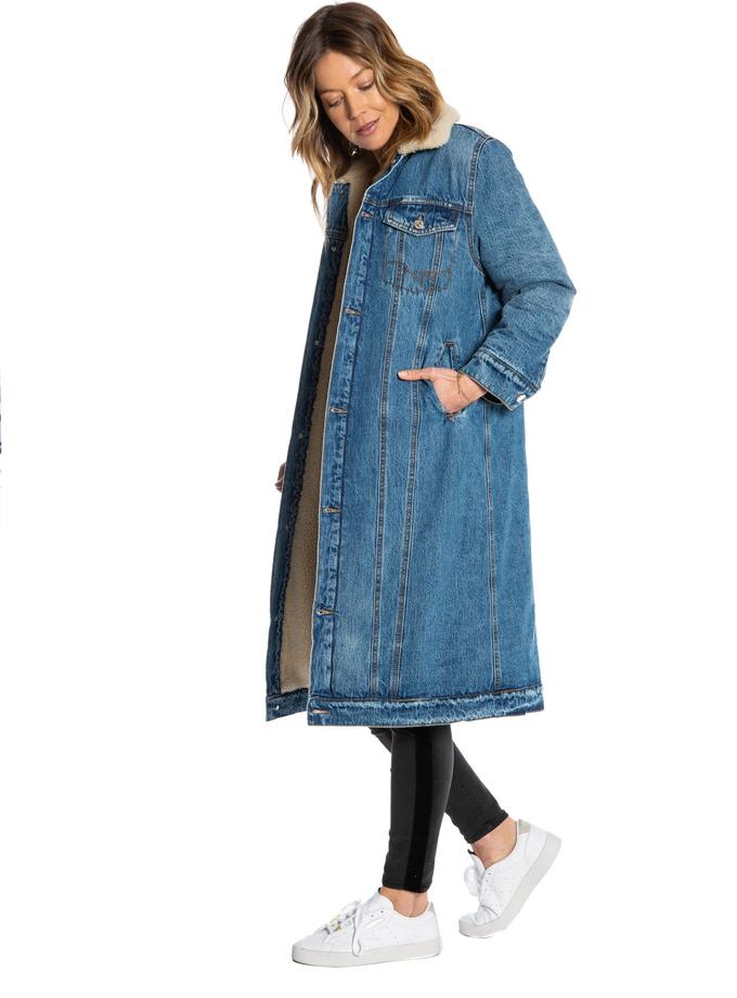 Faux Sherpa Lined Trucker Jean Jacket Best Seller