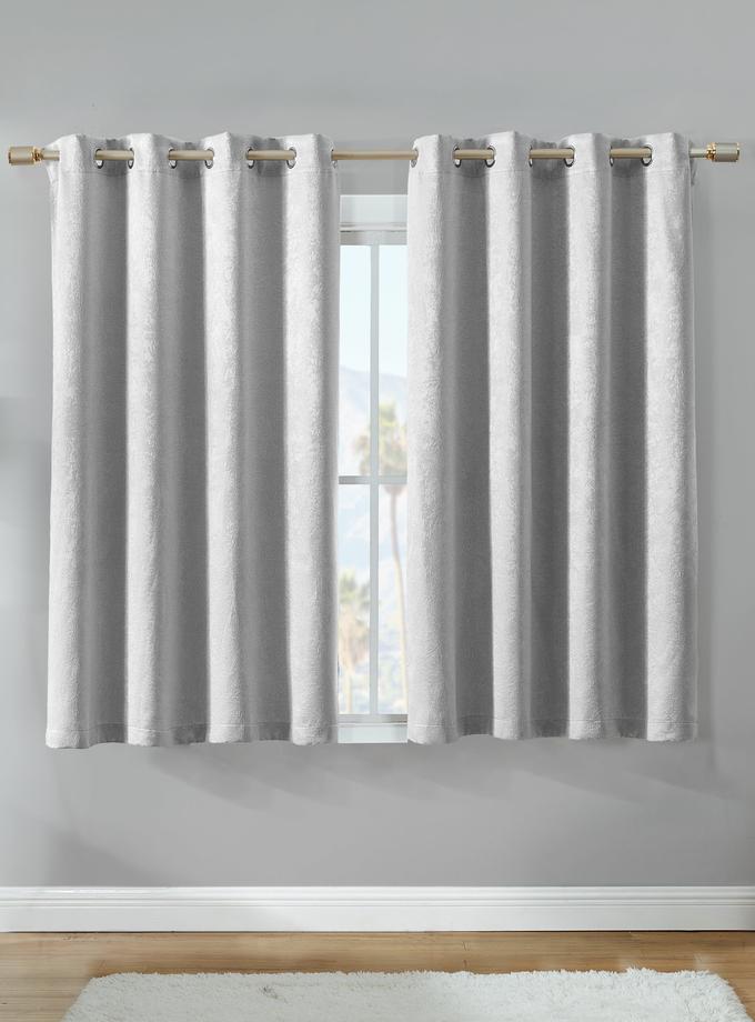 Faux Suede Curtains Free shipping