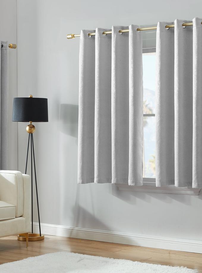 Faux Suede Curtains Free shipping