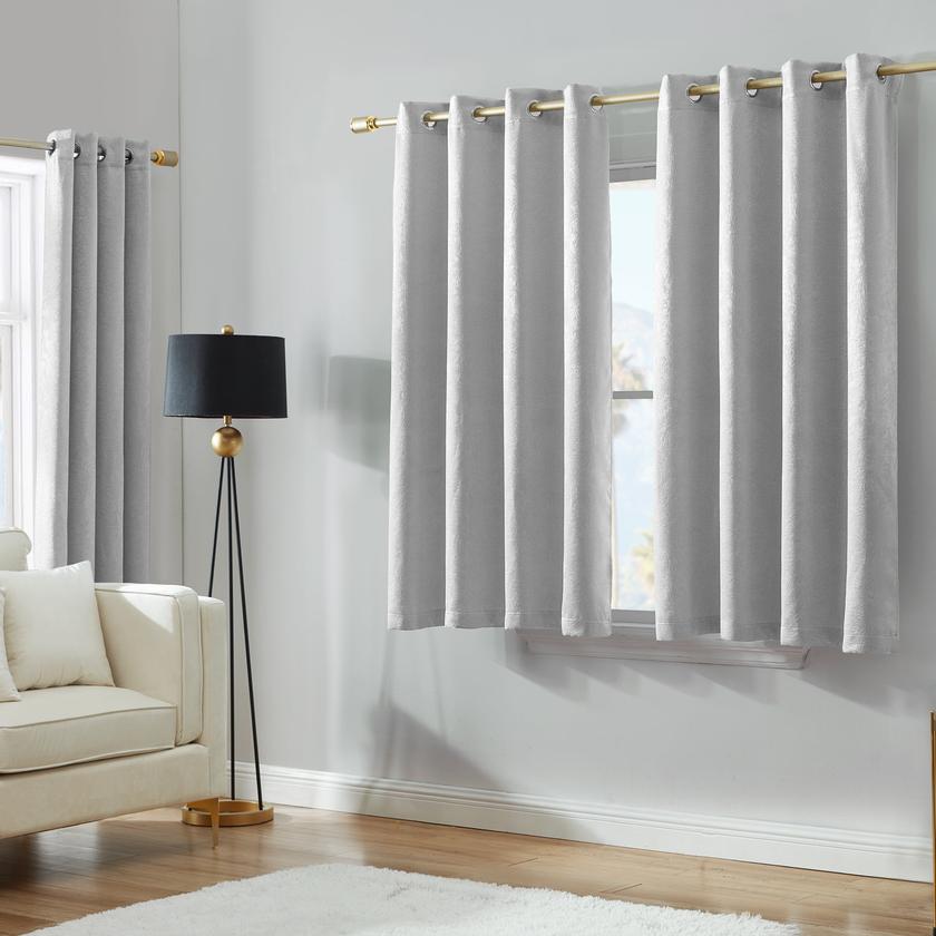 Faux Suede Curtains Free shipping