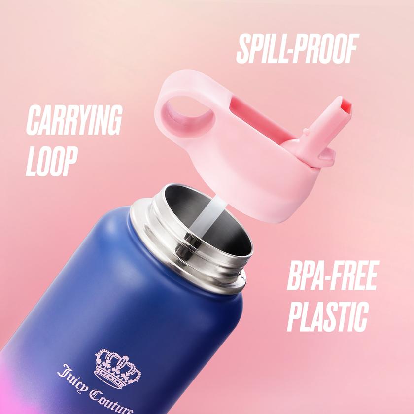 Go Girl Stainless Steel Water Bottle with Pop-up Straw Best Price