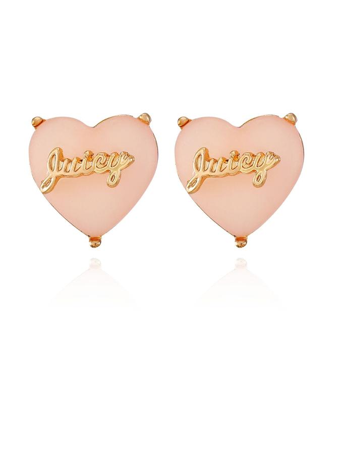 Heart Button Earrings On Sale