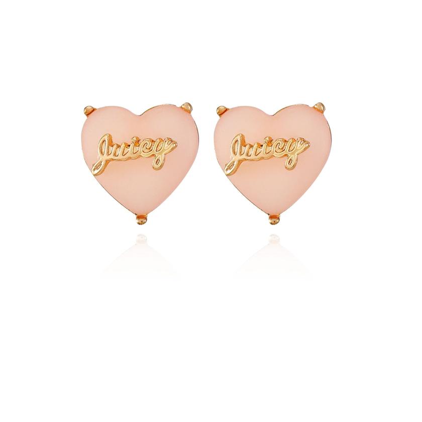 Heart Button Earrings On Sale