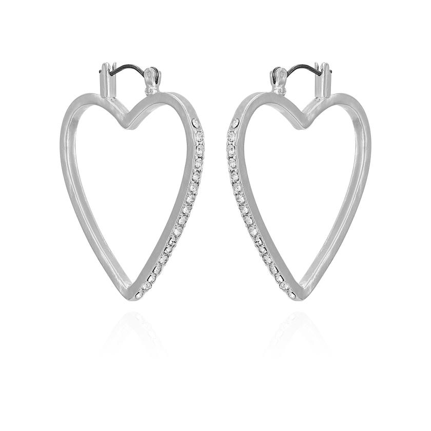 Heart Hoop Earrings For Sale