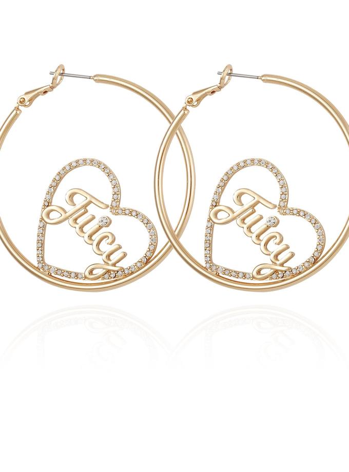 Heart Hoop Earrings Free shipping