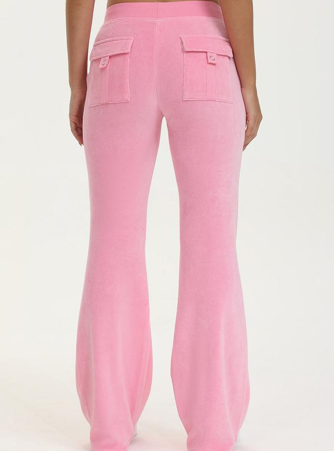 Heritage Snap Pocket Cotton Velour Pants On Sale