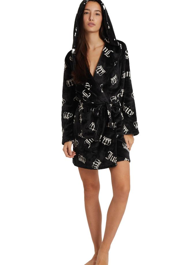 Hooded Luxe Plush Robe Same Day Delivery