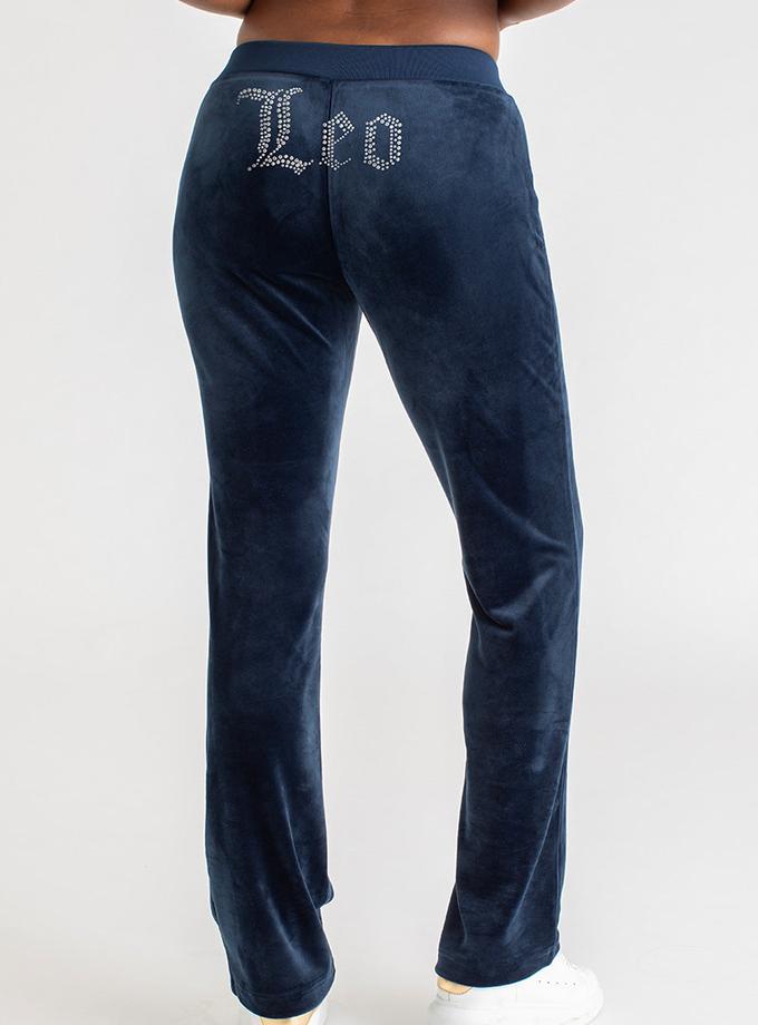 Leo Big Bling Velour Track Pants On Sale