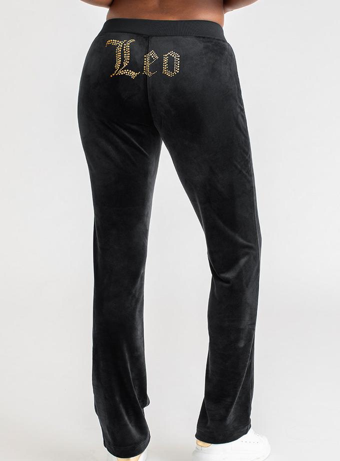 Leo Big Bling Velour Track Pants Same Day Delivery