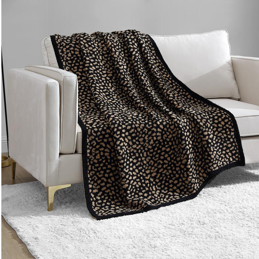 Leopard Print Throw Blanket New Arrival